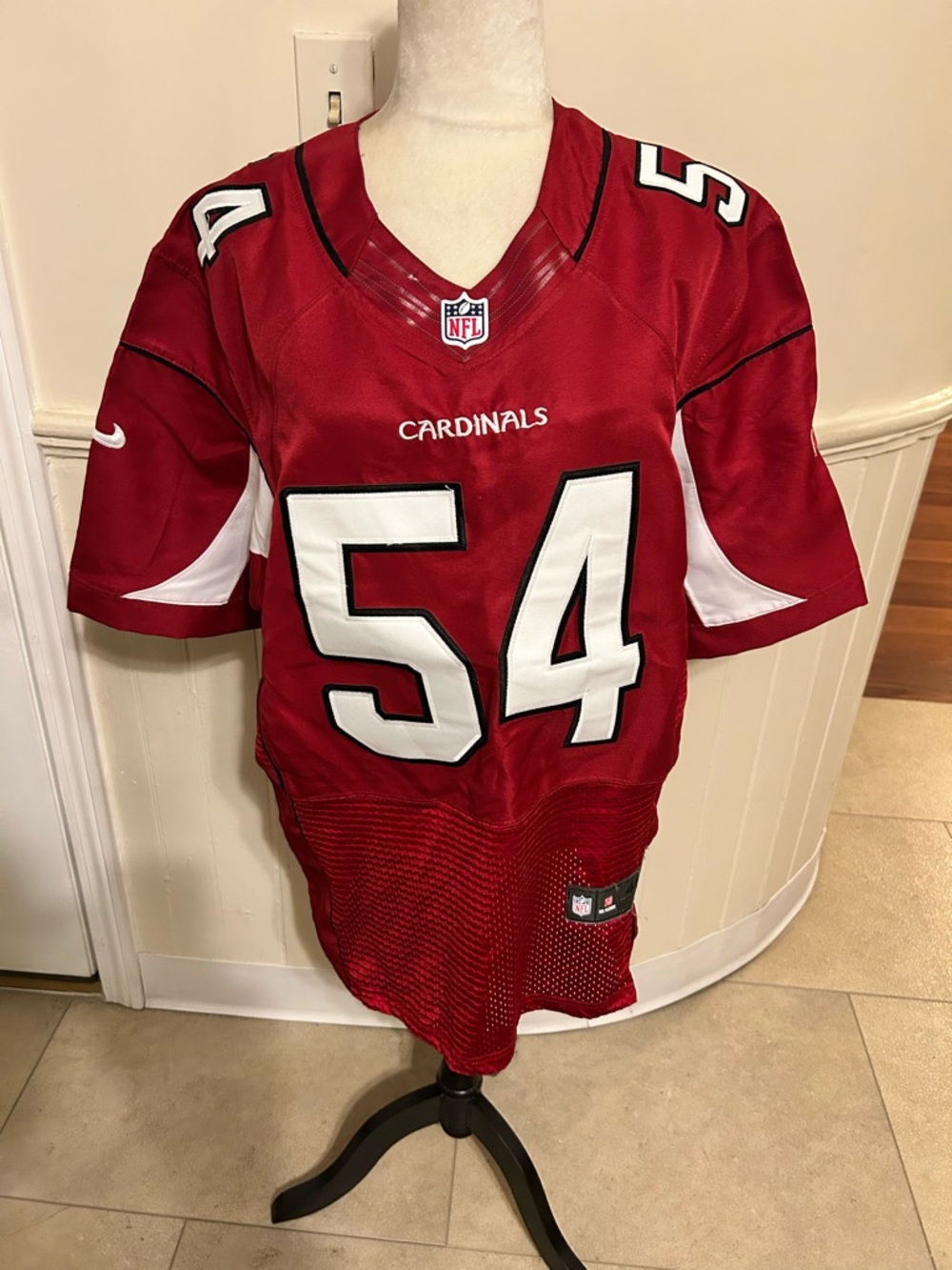 Nike Elite Dwight Freeney Arizona Cardinals Authentic Jersey Stitched Size 44/Lg